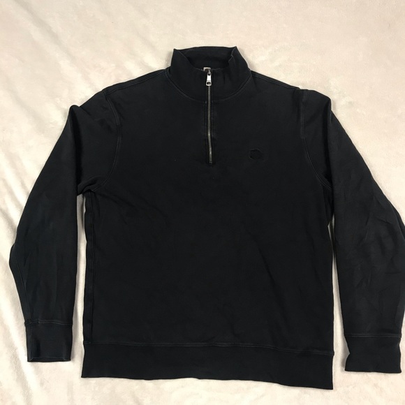 Burberry Other - Burberry Brit Black Quarter Zip Black Size XL